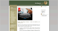 Desktop Screenshot of en1heure.com