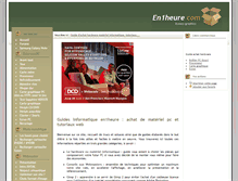 Tablet Screenshot of en1heure.com